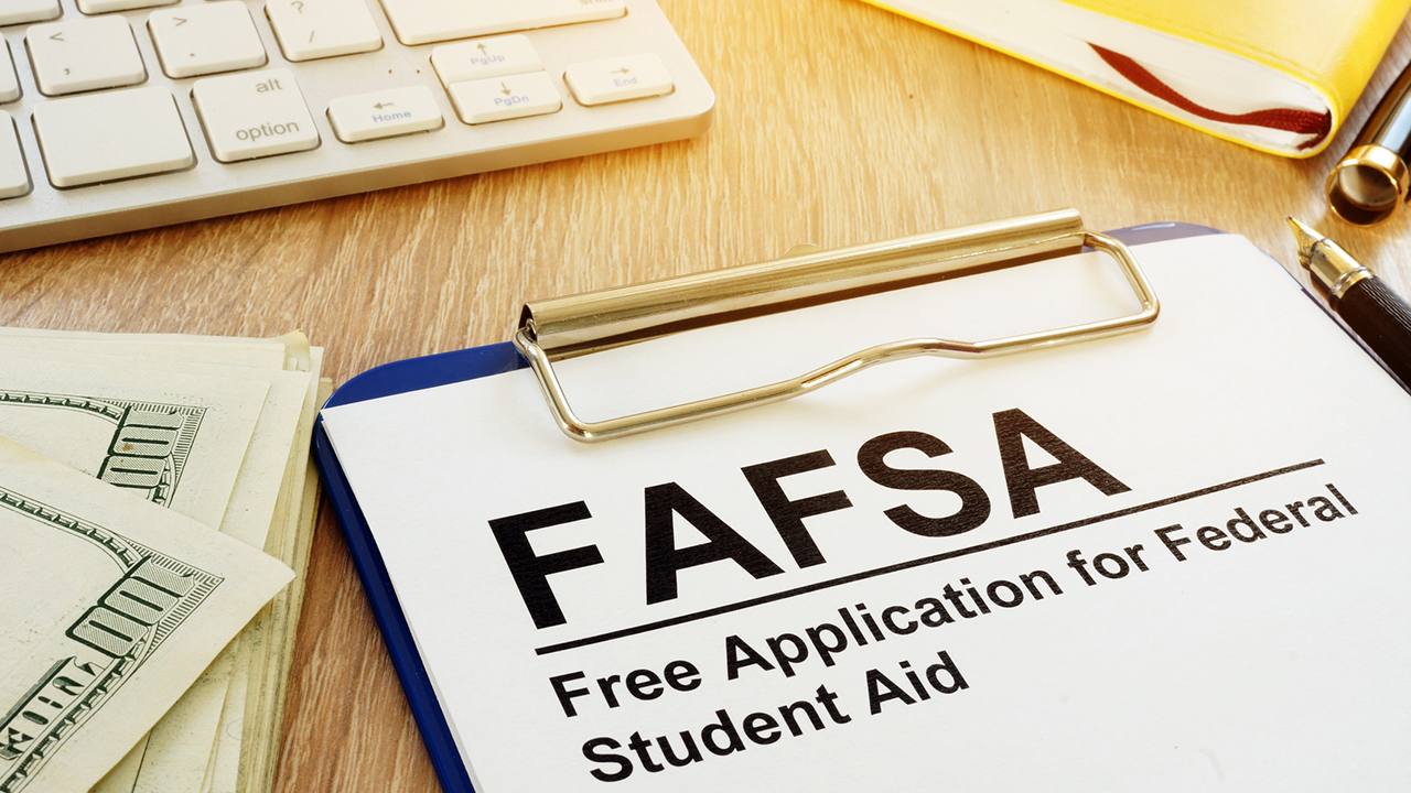 Free Application for Federal Student Aid (FAFSA) concept.